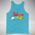 Believe Intersex Pride Flag Jingle Bell Premium Tank Top - Aqua Triblend